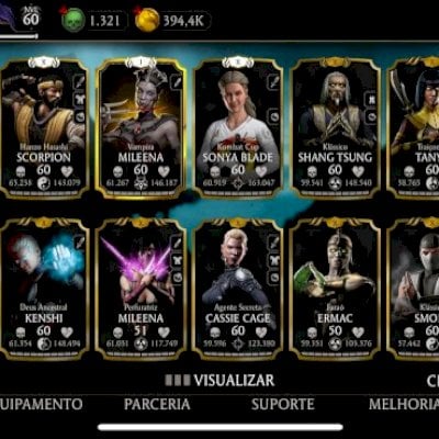 MORTAL KOMBAT MOBILE IPHONE CONTA INTERMEDIÁRIA DE 2 ANOS, OUROS NO X