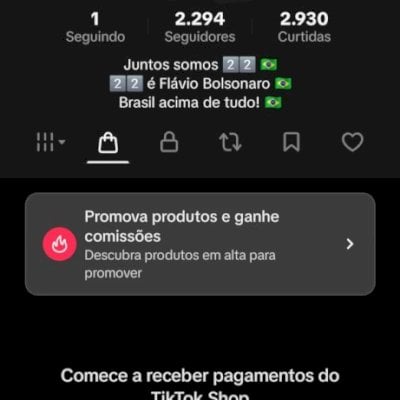 VENDO CONTA DO TIK TOK COM 2.2K SEGUIDORES ORGÂNICOS COM SHOP ATIVO SEM DOCUMENT