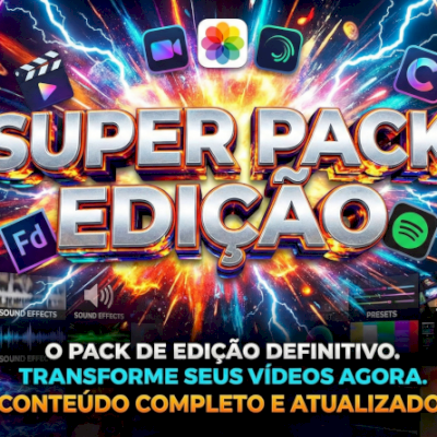 Super pack de edição + PhotoShop PC