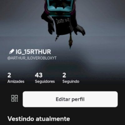 Vendo conta com Korblox da Roblox