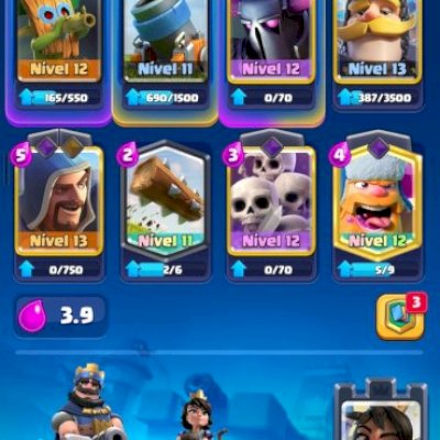 conta de clash royale!