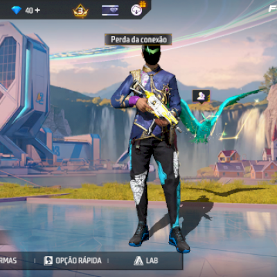 Conta Anjelical azul