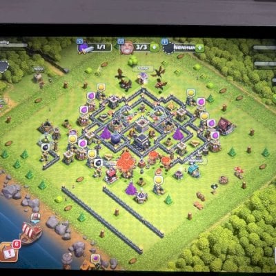 Contas COC Cvs 9 tudo upado, 10 tudo upado e 13 bem avançado