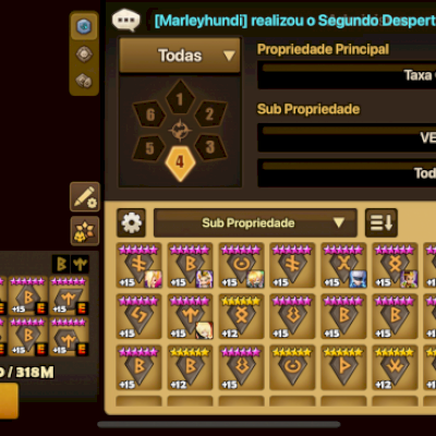 Conta com Juliane macaco dark no europeu com bastante runas !!!