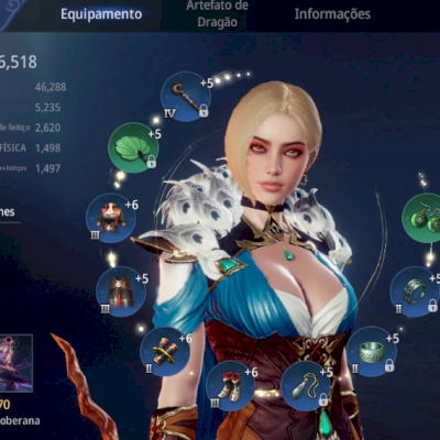 MIR4 MAGE lvl70 76kk PP servidor SA051