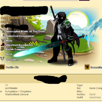 Conta LVL 75 mid game ( email alterável )