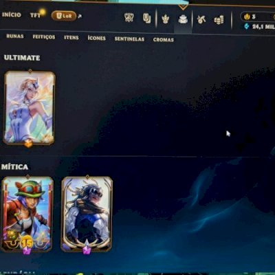 Conta unranked - todos os campeões - 190 skins