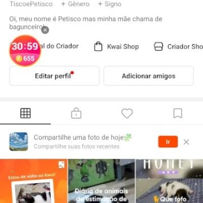 Vendo conta kwai quase 4k seguidores