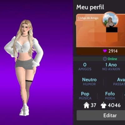 Conta avakin life nível 48