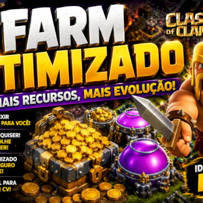 FARM DE RECURSOS E UP DE MUROS | EVOLUA SUAS VILAS MAIS RÁPIDO