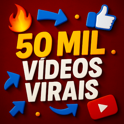 50 Mil Vídeos Cortes Virais