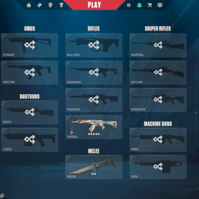 Conta valorant mmr imortal com skins