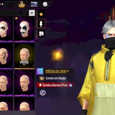 Vendo esta conta de FF esta na blecklist, mais tem mts intens, mais info descriç