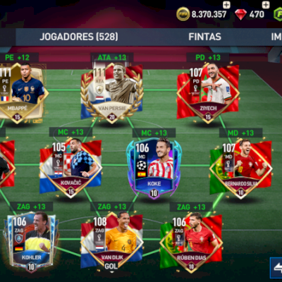 FIFA MOBILE CONTA TOP