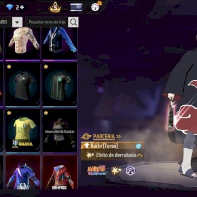 Conta de Free Fire Gemada Abandonada
