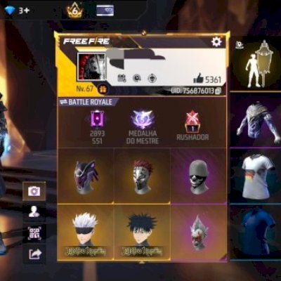 conta free fire prime 6