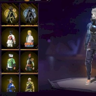 CONTA FREE FIRE ANTIGA