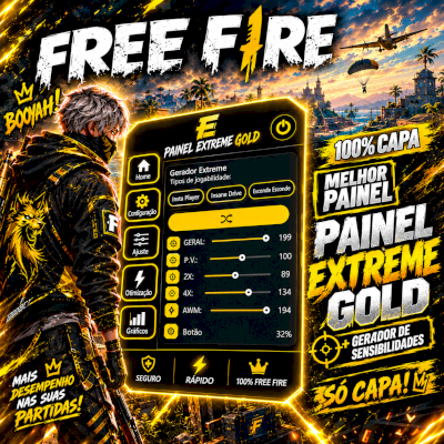 🚀Painel Extreme Gold + Gerador De Sensibilidades