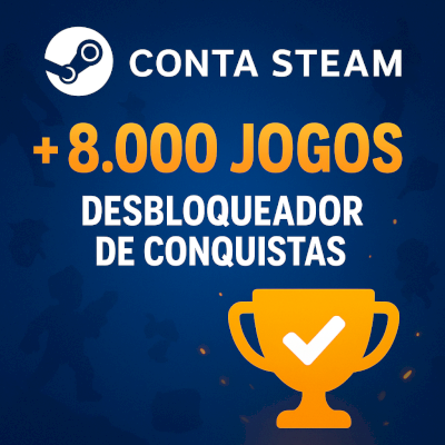 👑Conta de colecionador👑 Pacote Conta com 8.000 Jogos + Unlocker de conquistas