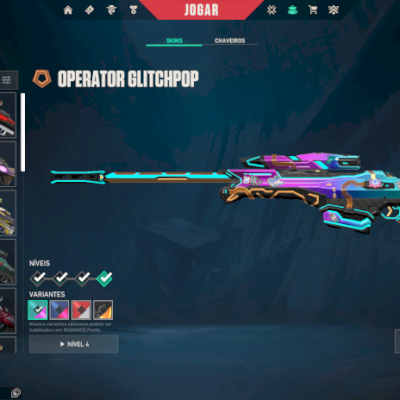 Conta Valorant diamante com muitas skins