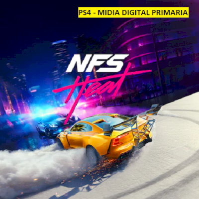 De PS4 Need for Speed Heat PS4 Em MIDIA DIGITAL PRIMARIA