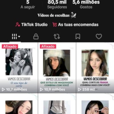 CONTA COM 80k DE SEGUIDORES MONETIZADA DO TIK TOK