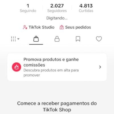 CONTA DO TIKTOK COM SHOP ATIVO +2K SEGUIDORES (ENGAJAMENTO REAL)