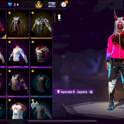 Conta de free fire antiga LV 80