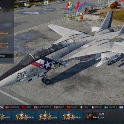 Conta do War thunder top tier e veiculos premium nivel 100