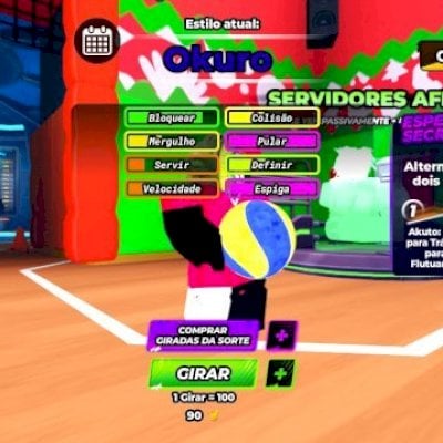 Conta de vôleiboll legendes com gêmeos