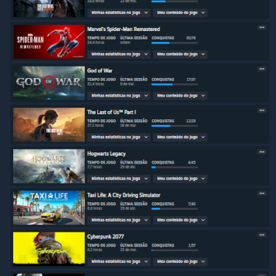 Conta Familia com varios jogos