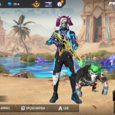 PRIME 7 CONTA FREE FIRE SKIN MANDELA