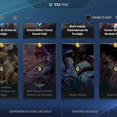 Conta Wild Rift à Venda | 223 Skins, 7 Prestígios e Histórico Desafiante 🔥