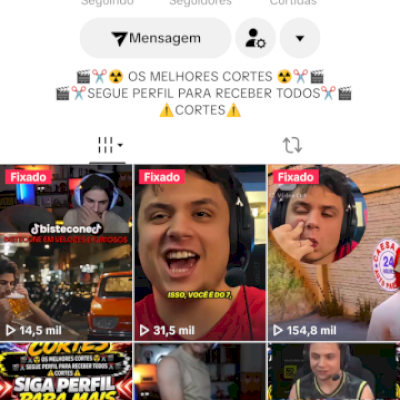 VENDO CONTA/2KSEGUIDOR/LIVES ON/+15K LIKES/+300MIL VISUALIZAÇÕES/CONTA ENGAJAD