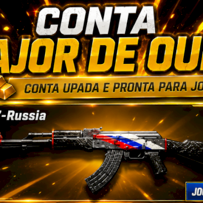 CONTA MAJOR COM AK RUSSIA + VIP PROTO BARATÍSSIMA OPORTUNIDADE ÚNICA