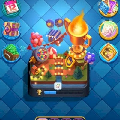CONTA CLASH ROYALE LVL 40 (+8K TROFÉU,+1M OURO,+2K GEMAS,TODAS CARTAS)