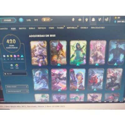 Conta LOL 420 skins