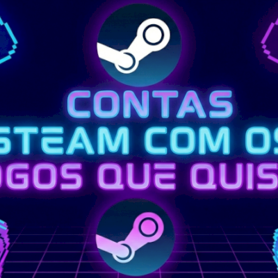 Contas Steam com Qualquer Jogo a Sua Escolha