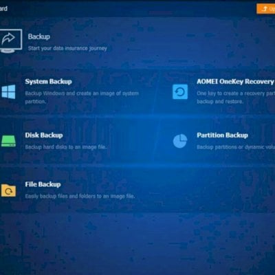 ✅ AOMEI Backupper