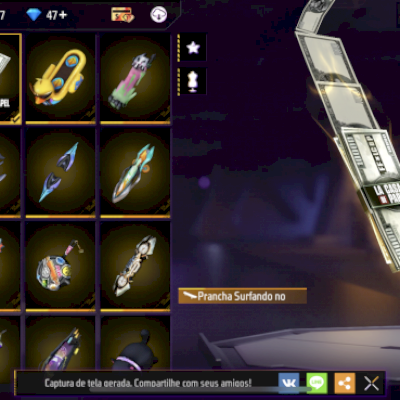 Venda de contas de Free Fire