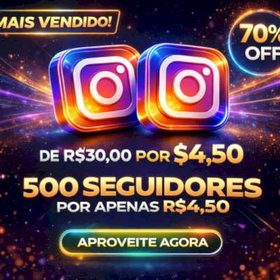 [Mais Vendido] - 500 Seguidores Instagram Por Apenas R$4,50