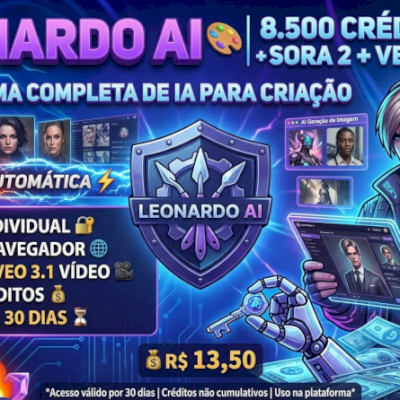 LEONARDO AI 🎨 | 8.500 CRÉDITOS + SORA 2 + VEO 3.1 🚀 ENTREGA AUTOMÁTICA ⚡