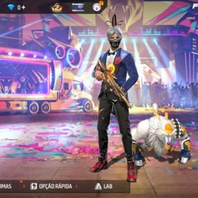 Conta de ff com fitinha, ótima pra quem quer começar