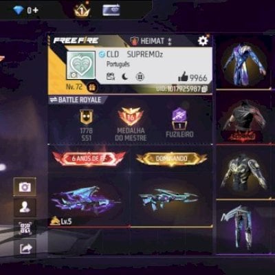 ​CONTA RELÍQUIA LVL 72 🔥 Angelical Vermelha, Barba, Gola Alta e muito +