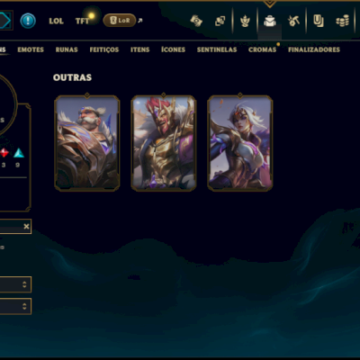 Mestre com 90 Champs e 18 Skins ( 45 PDL )