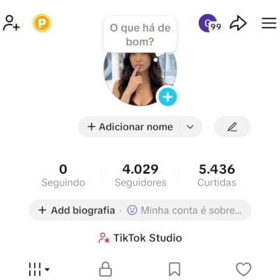 CONTA TIK TOK 4K DE SEG E 5K DE CURTIDAS (SHOP DAQUI A 30 DIAS) CONTAS TIK TOK