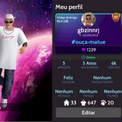 conta avakin life nivel 37