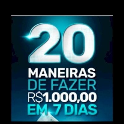 Ebook 20 maneiras de fazer R$1000 em 7 dias