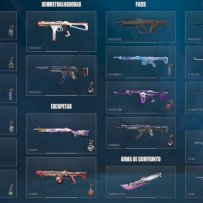 Conta VALORANT - VANDAL PRELÚDIO ENTRE OUTRAS!