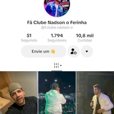 Vendo conta do tik Tok bem engajada